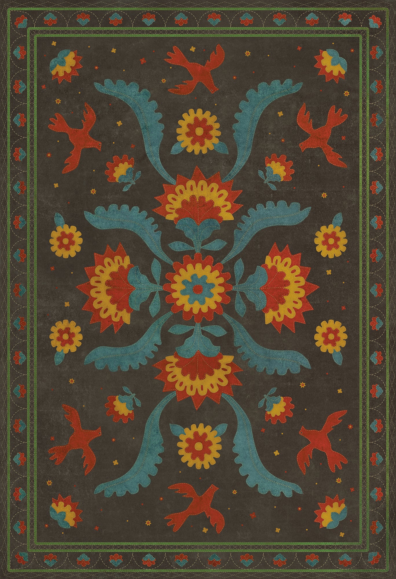 Williamsburg - Applique - Gossip Of Swallows