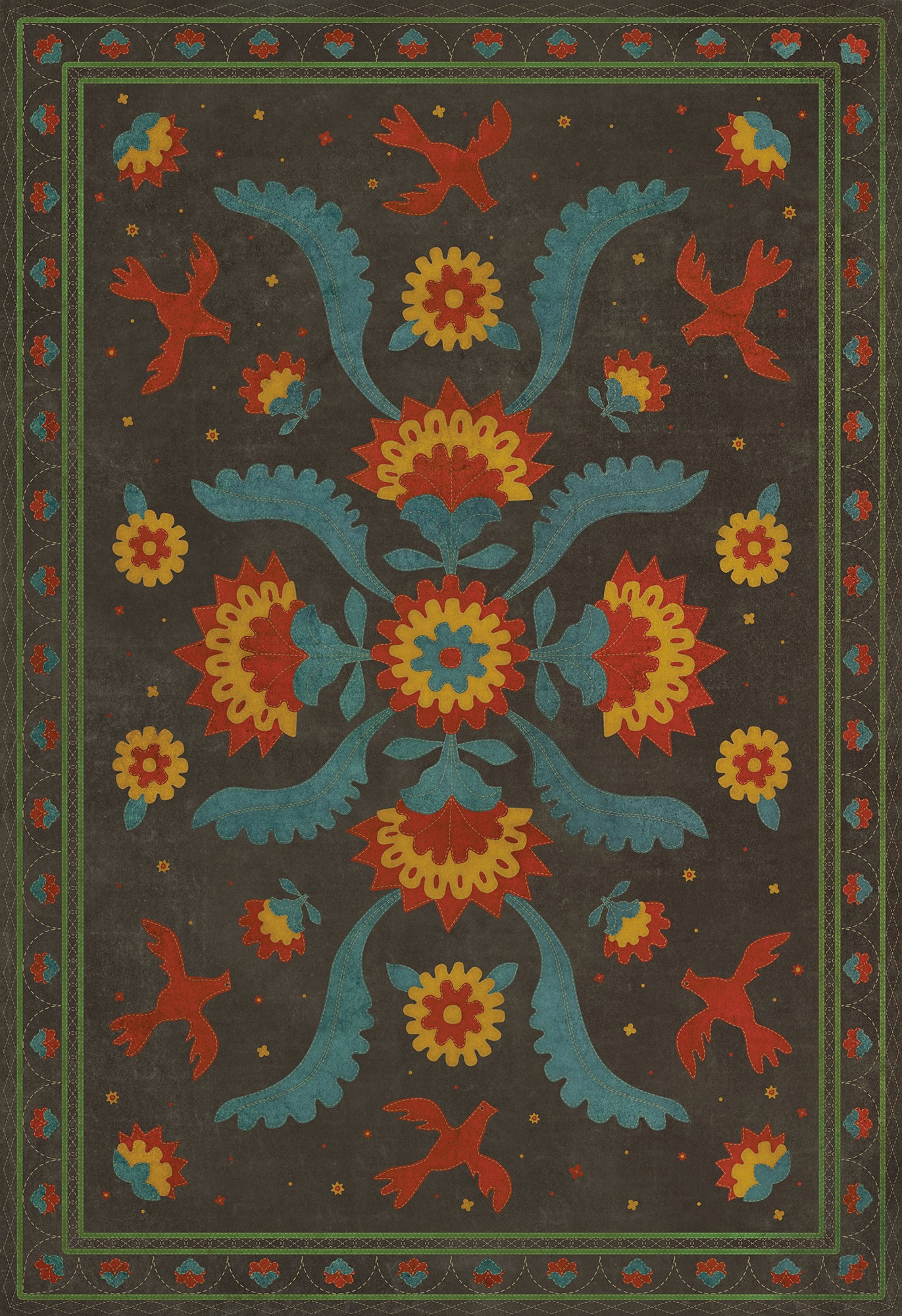 Williamsburg - Applique - Gossip Of Swallows