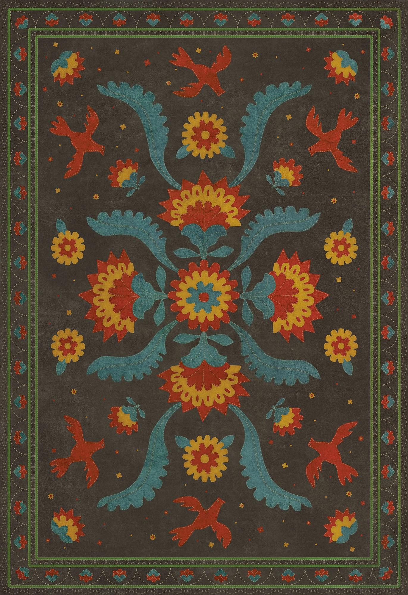Williamsburg - Applique - Gossip Of Swallows