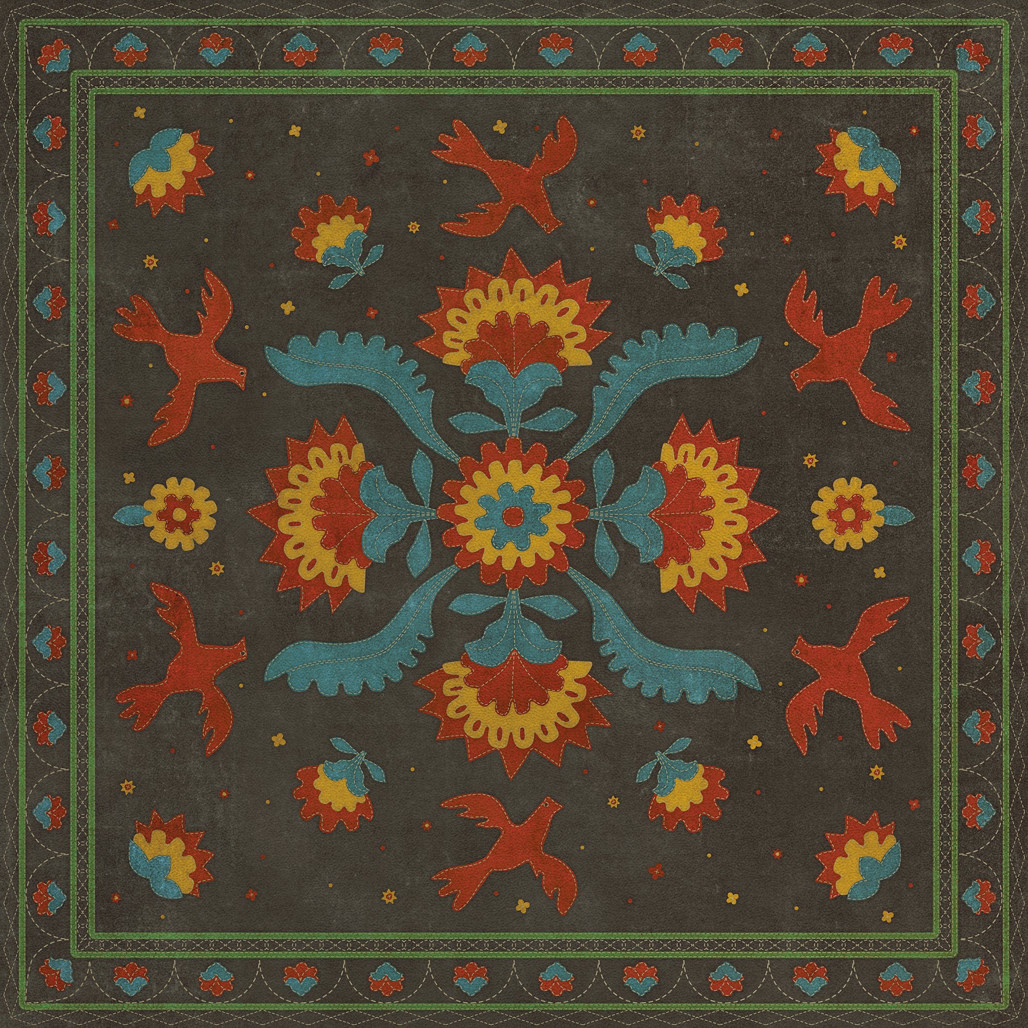 Williamsburg - Applique - Gossip Of Swallows