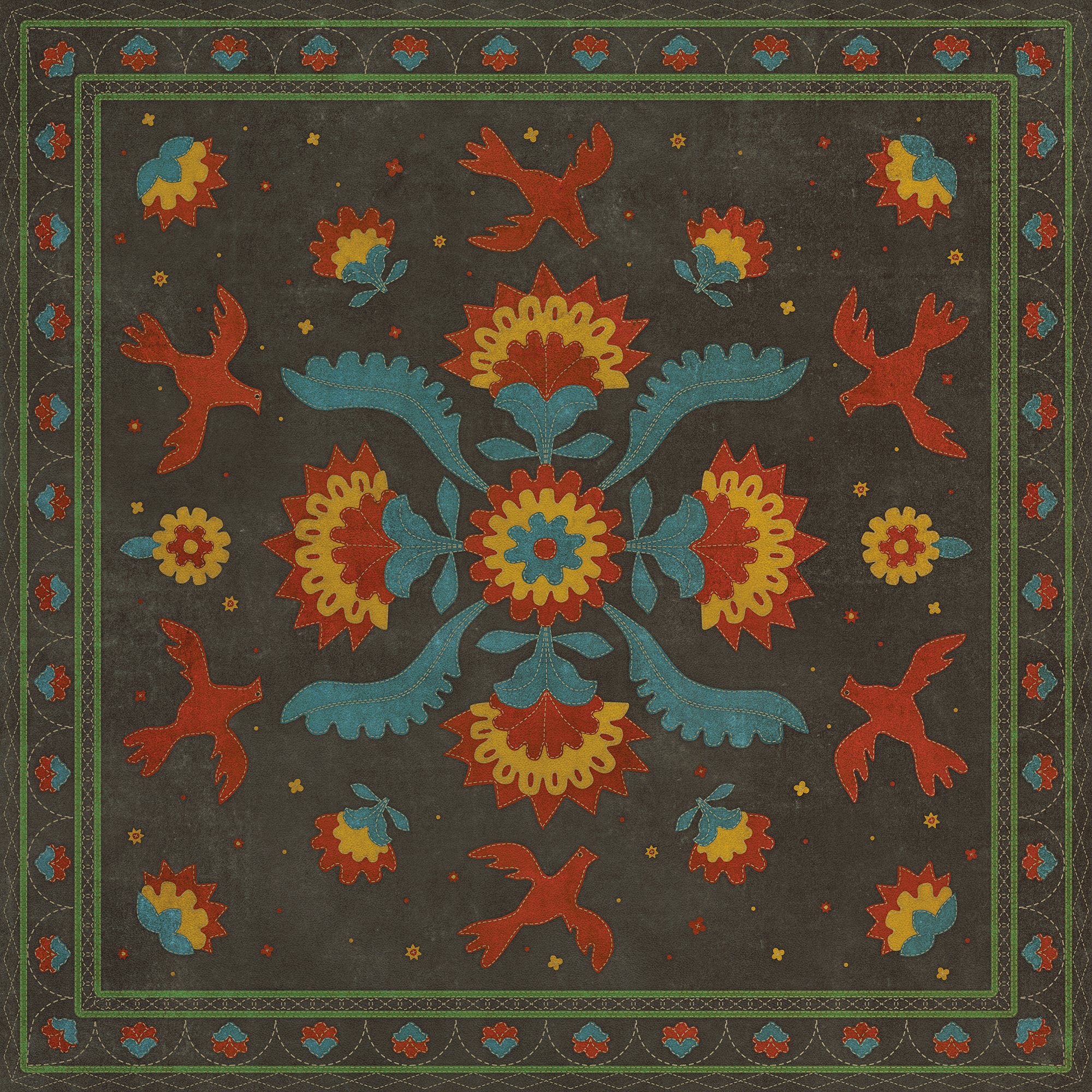 Williamsburg - Applique - Gossip Of Swallows