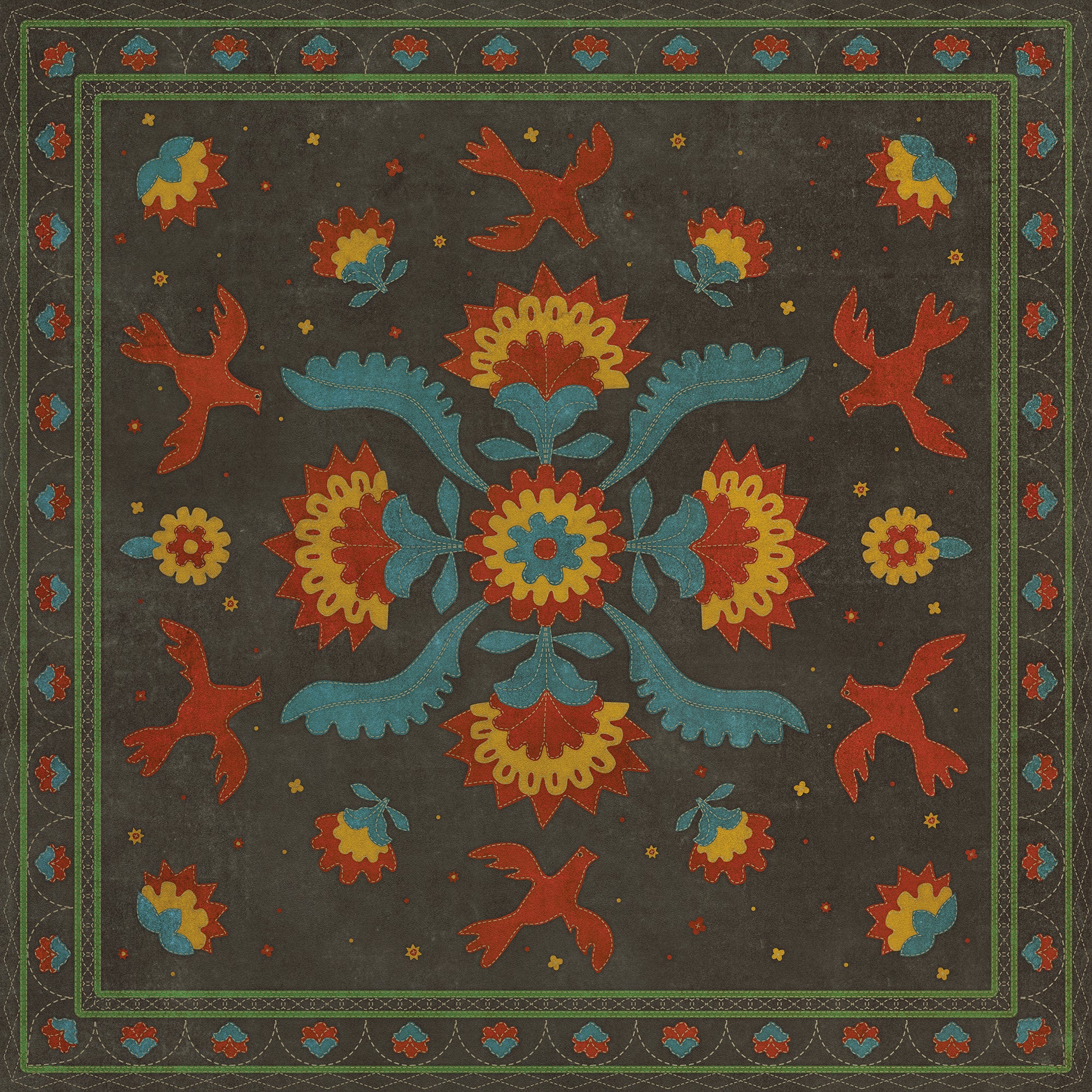 Williamsburg - Applique - Gossip Of Swallows