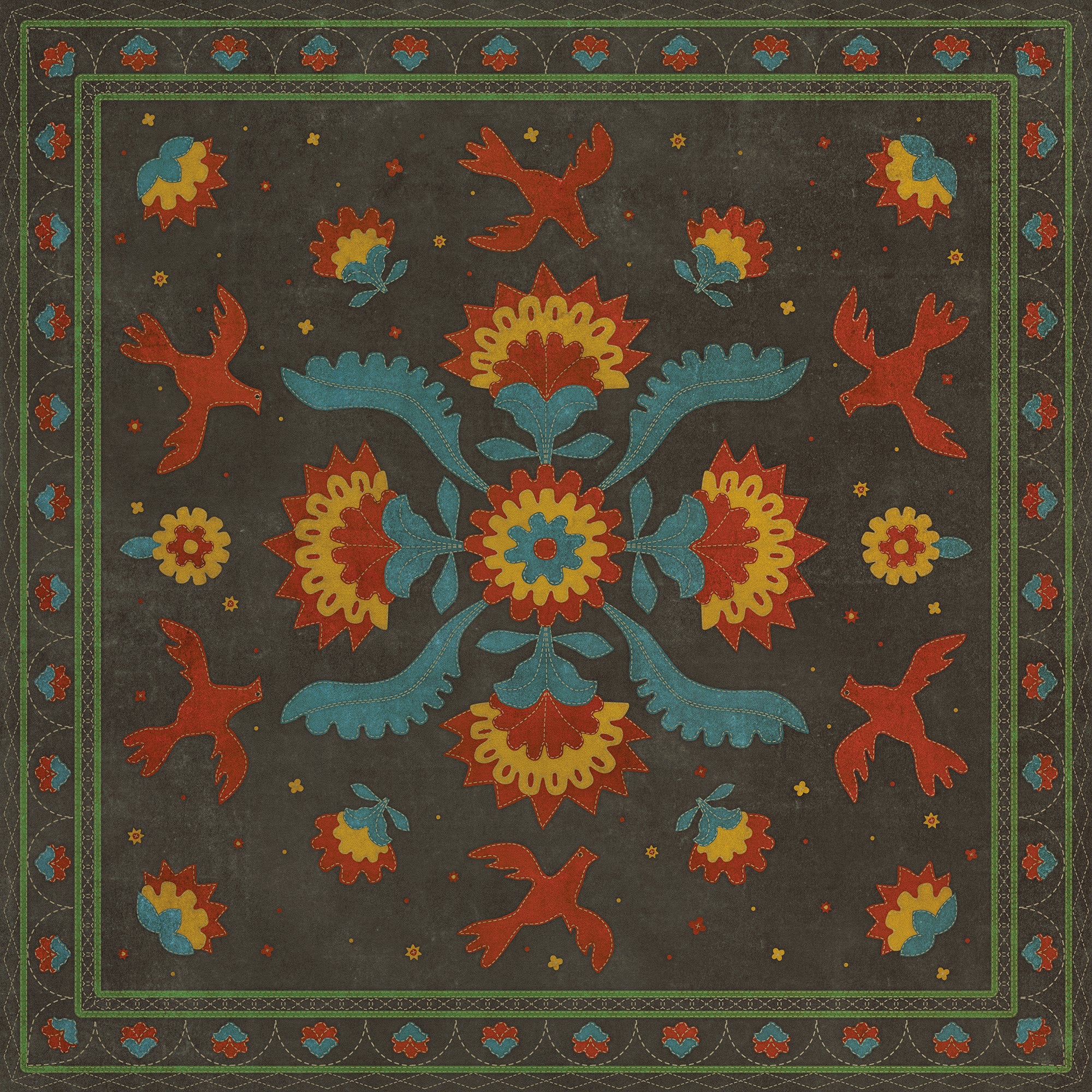 Williamsburg - Applique - Gossip Of Swallows