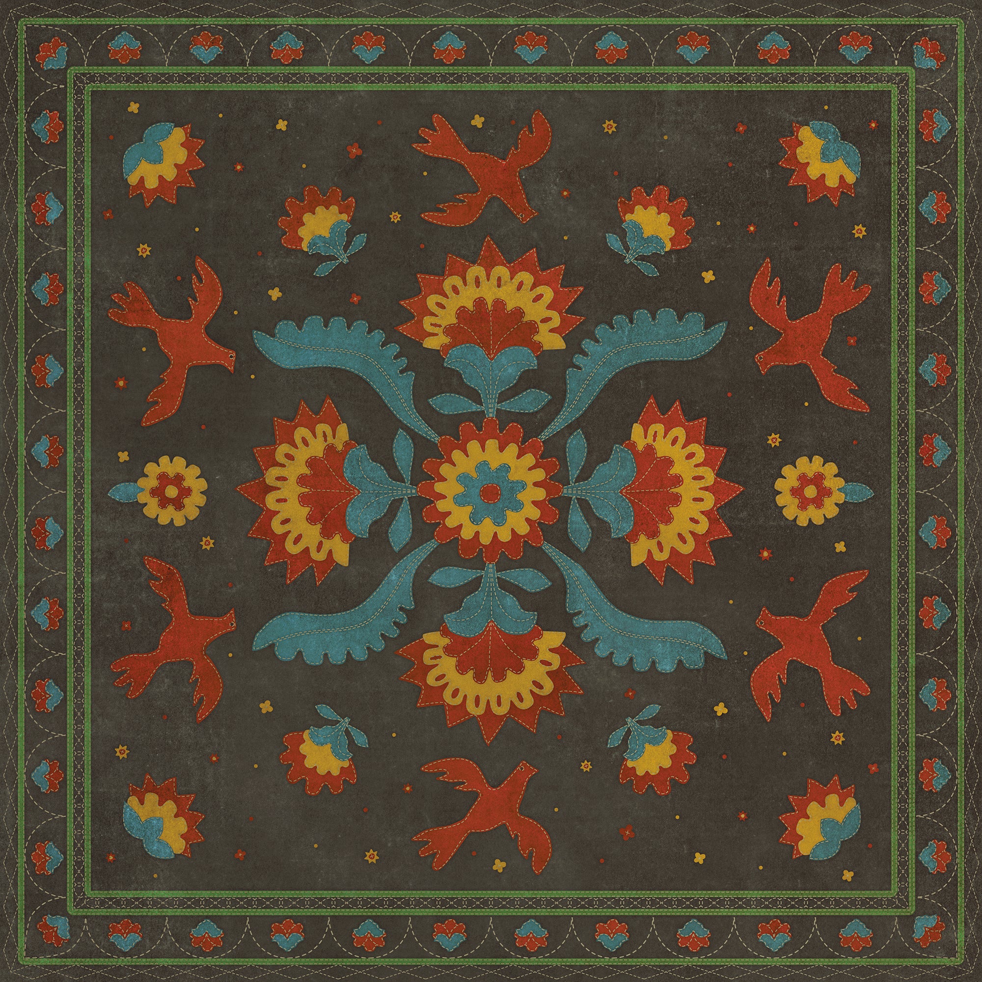 Williamsburg - Applique - Gossip Of Swallows