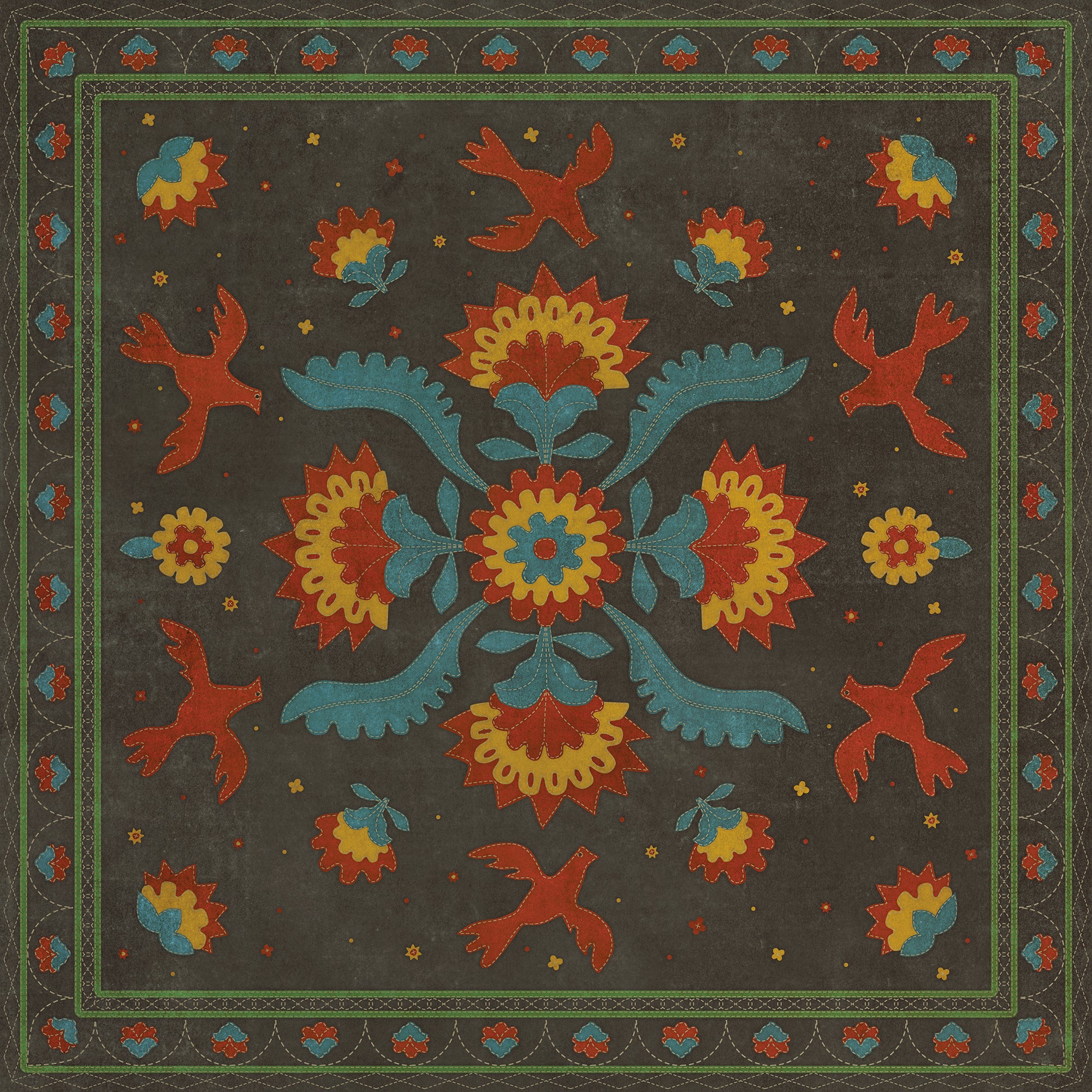 Williamsburg - Applique - Gossip Of Swallows