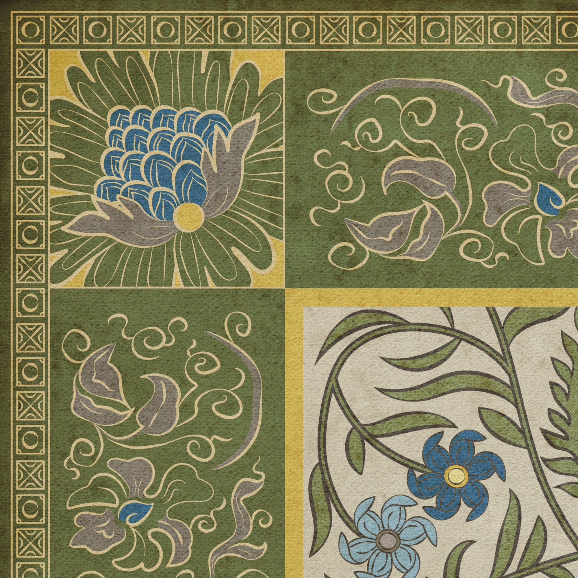 Williamsburg - Indian Quilt - Bombay