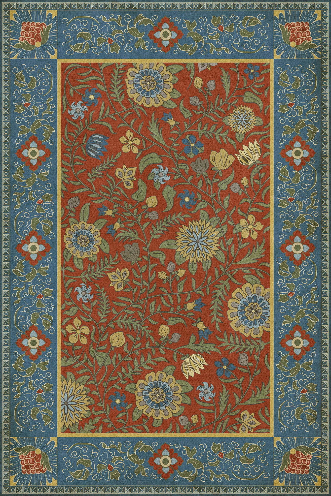Williamsburg - Indian Quilt - Darjeeling