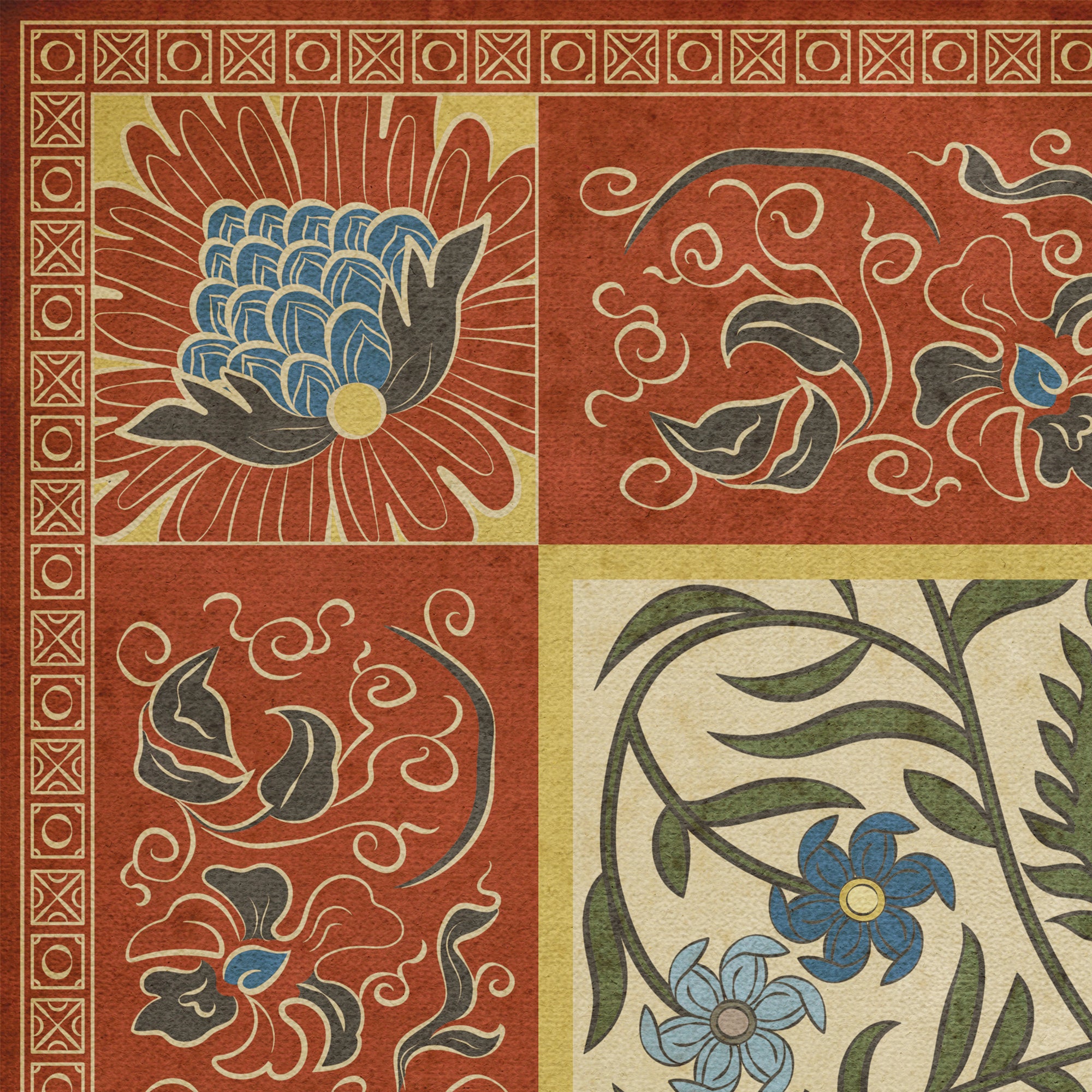Williamsburg - Indian Quilt - Delhi