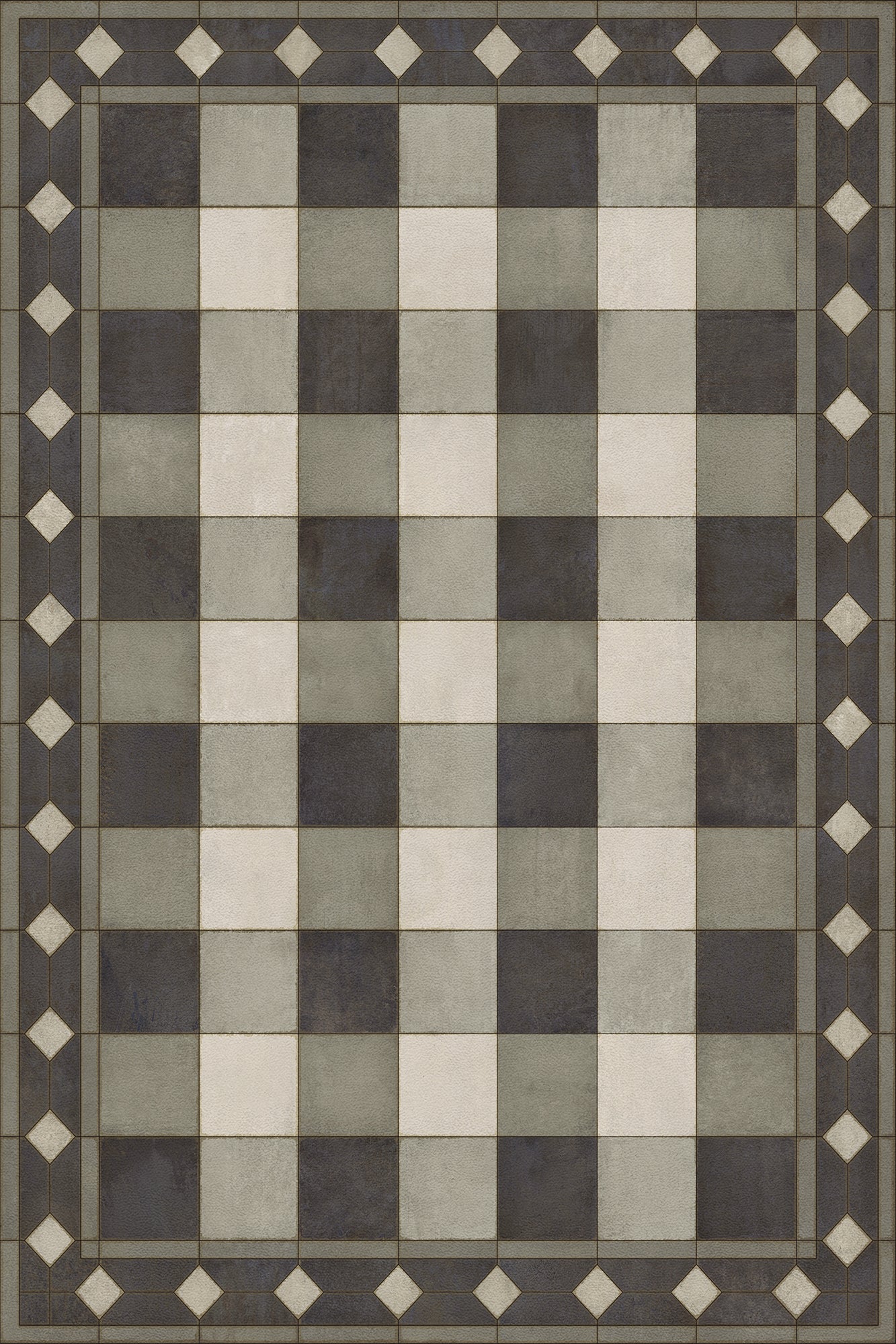Williamsburg - Gingham Tile - Black