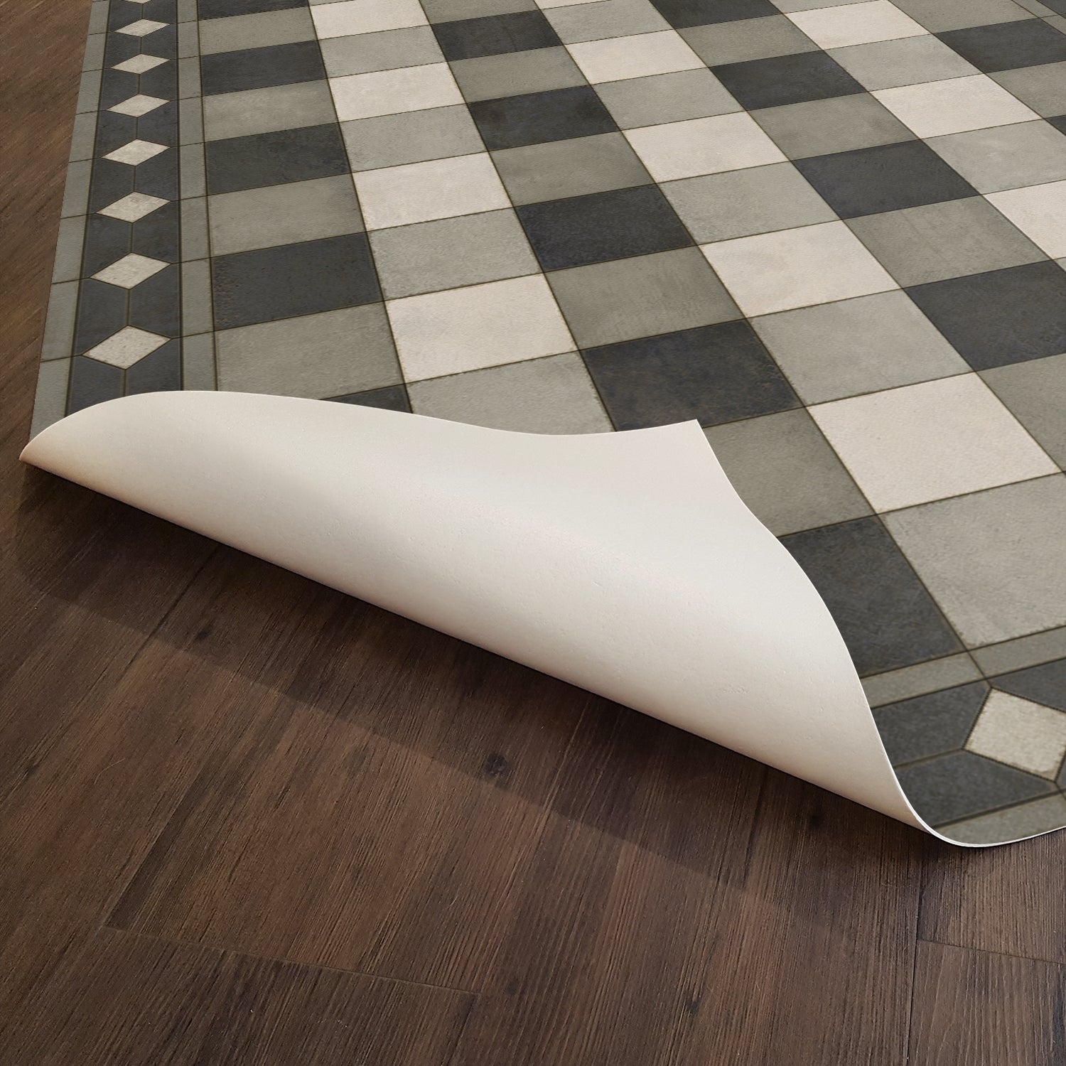 Williamsburg - Gingham Tile - Black