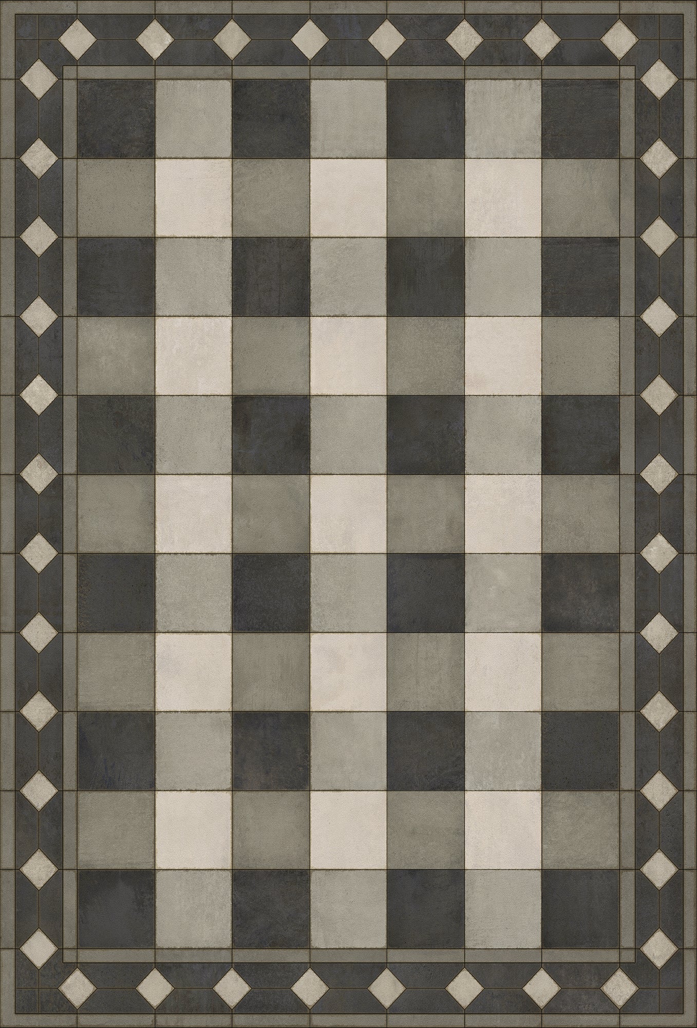 Williamsburg - Gingham Tile - Black