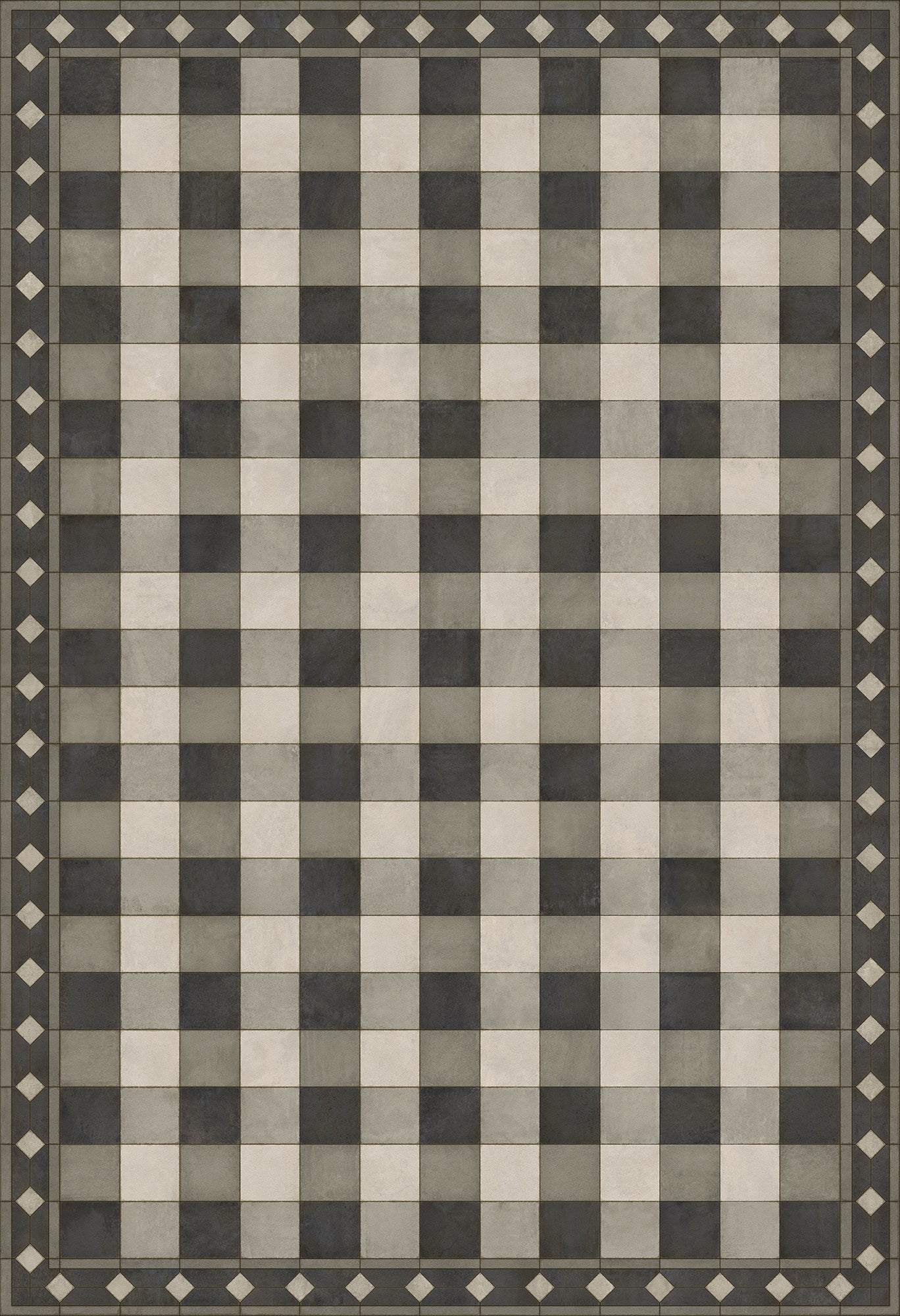 Williamsburg - Gingham Tile - Black