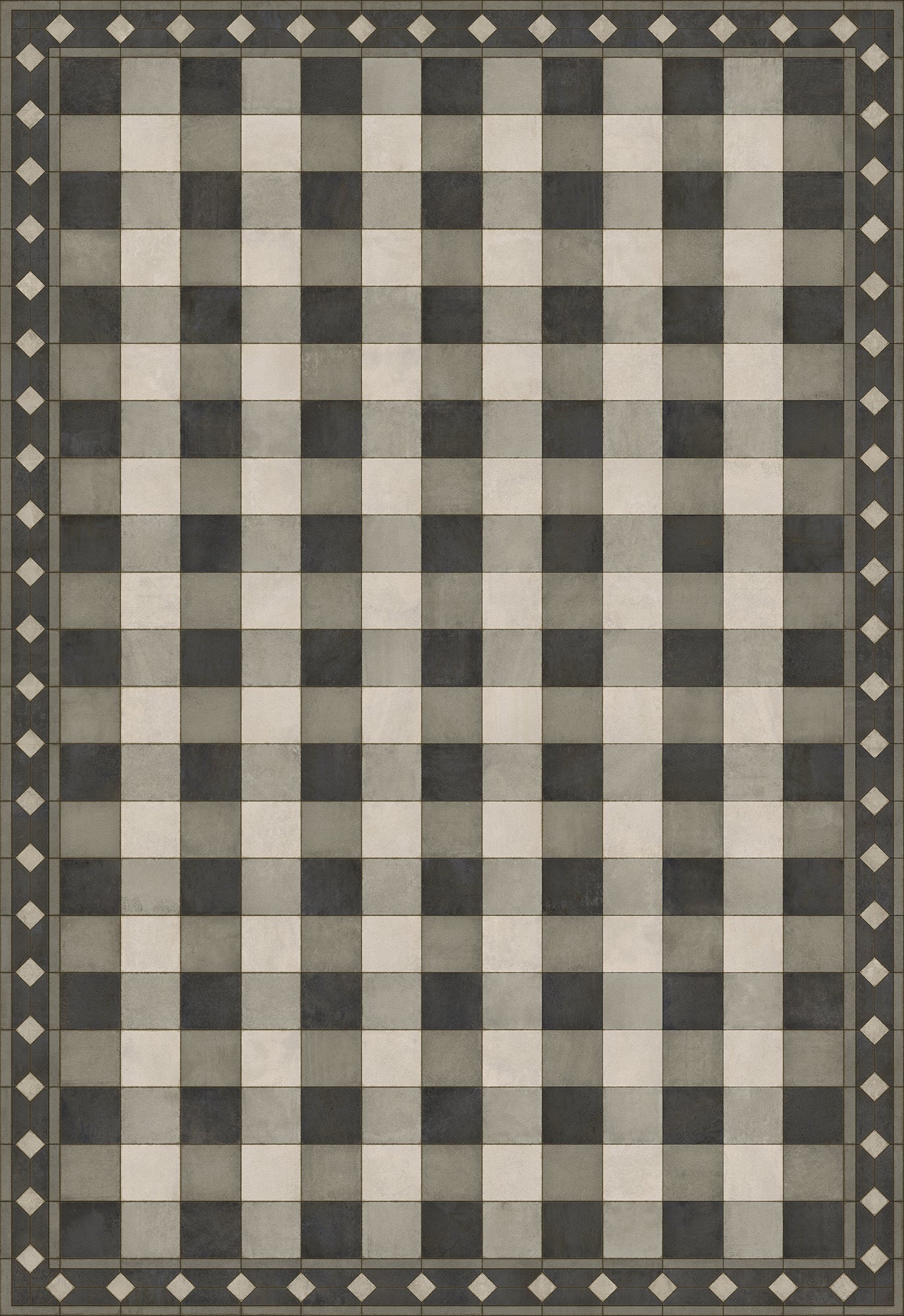 Williamsburg - Gingham Tile - Black
