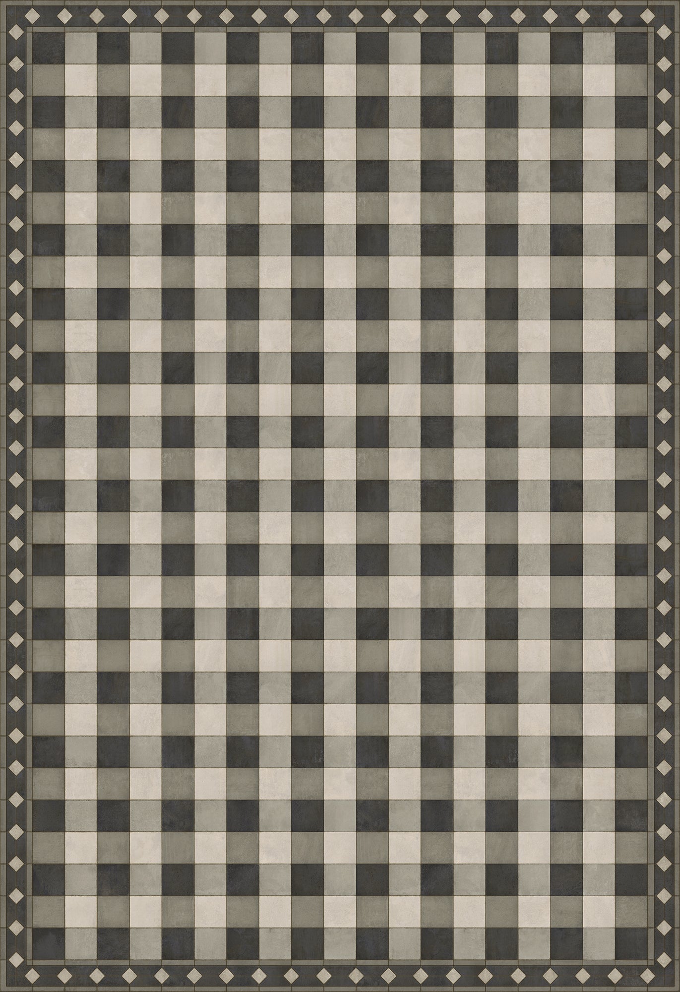 Williamsburg - Gingham Tile - Black