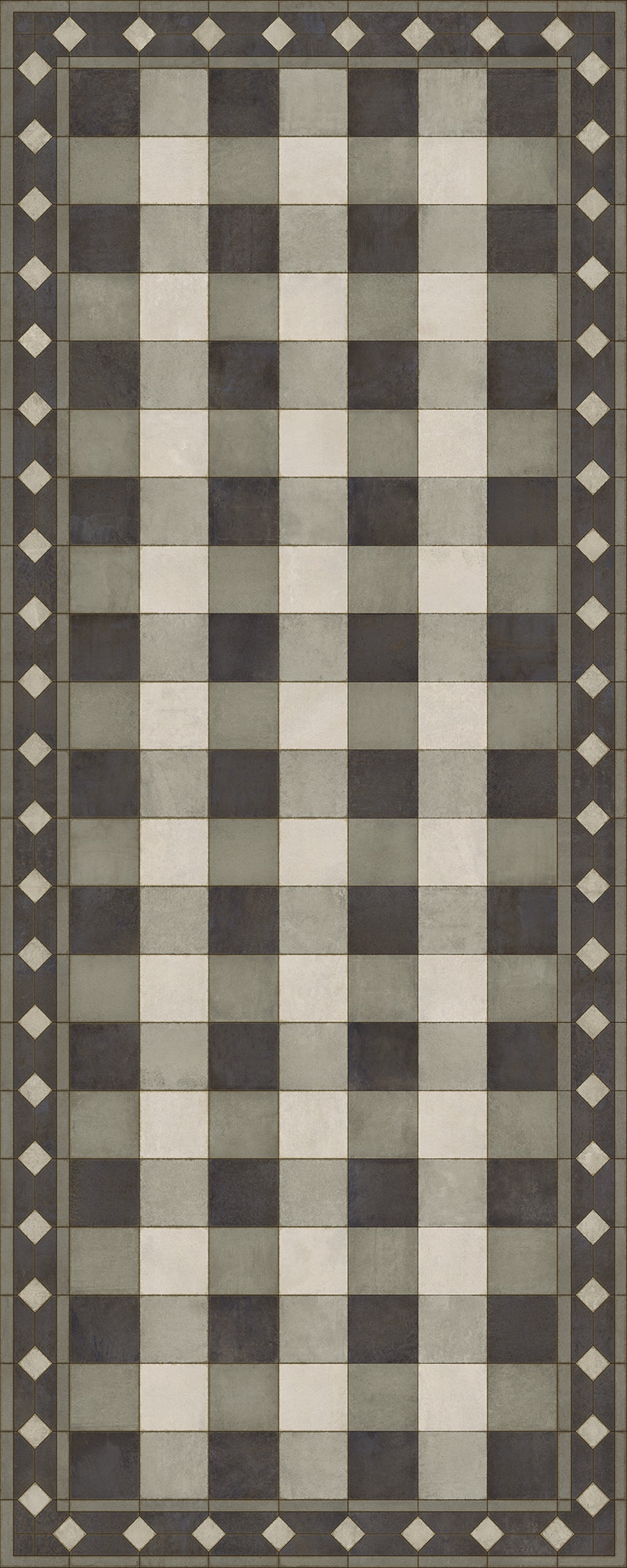 Williamsburg - Gingham Tile - Black