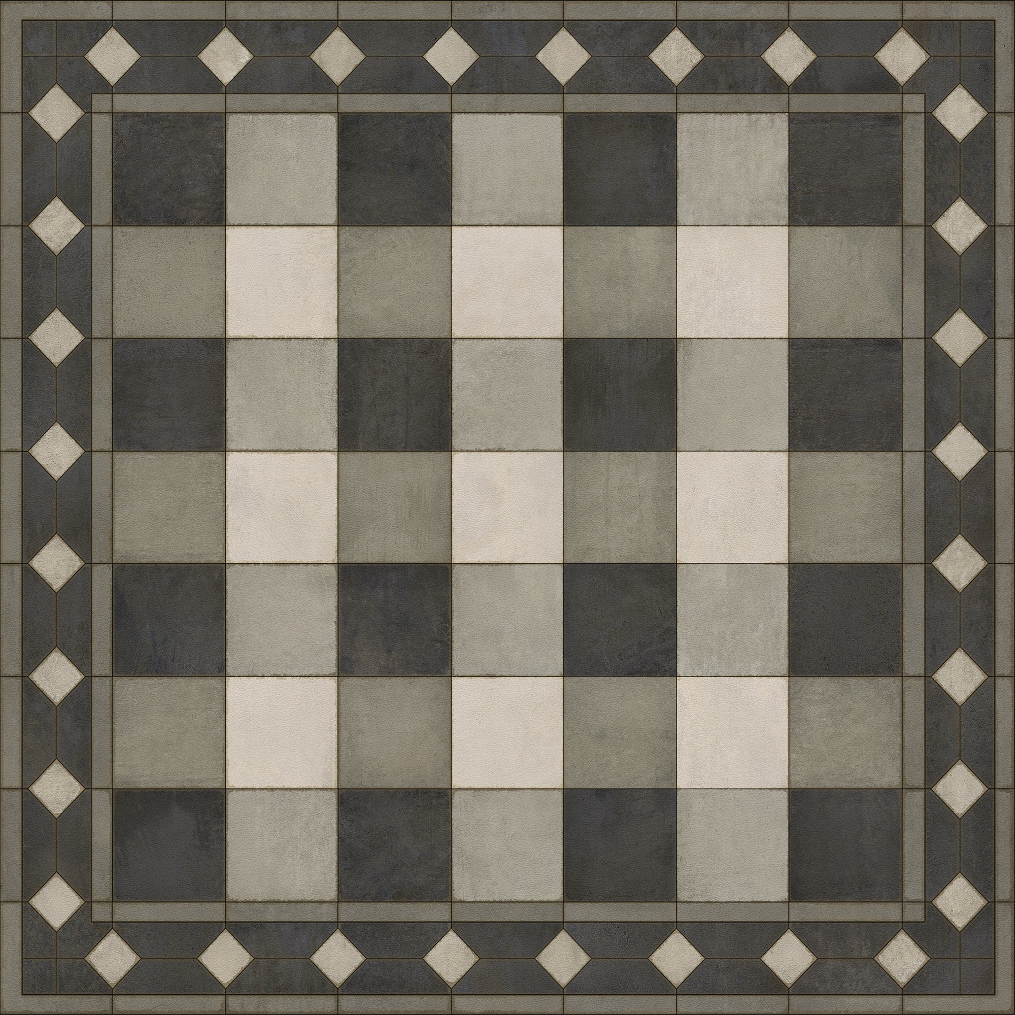 Williamsburg - Gingham Tile - Black