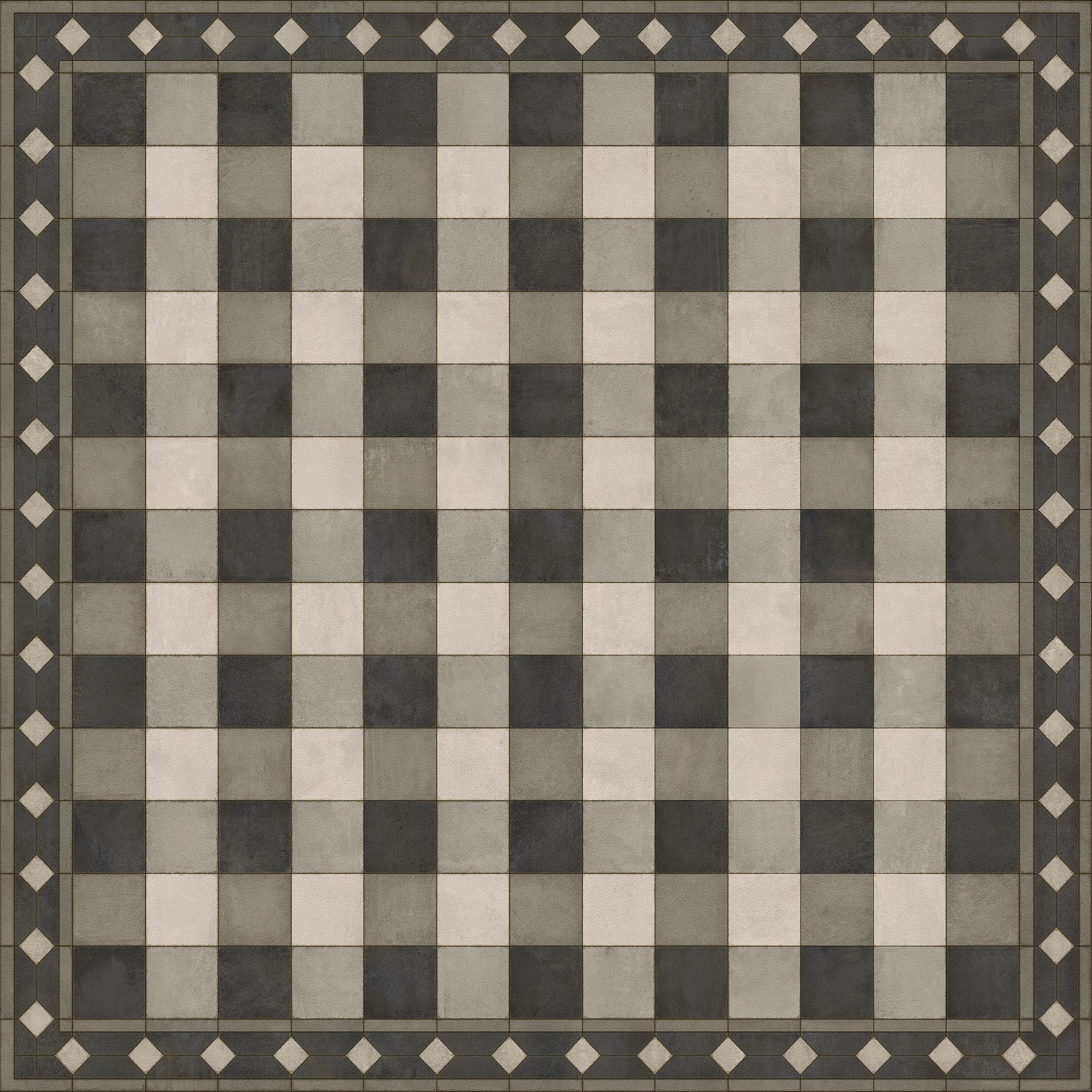 Williamsburg - Gingham Tile - Black