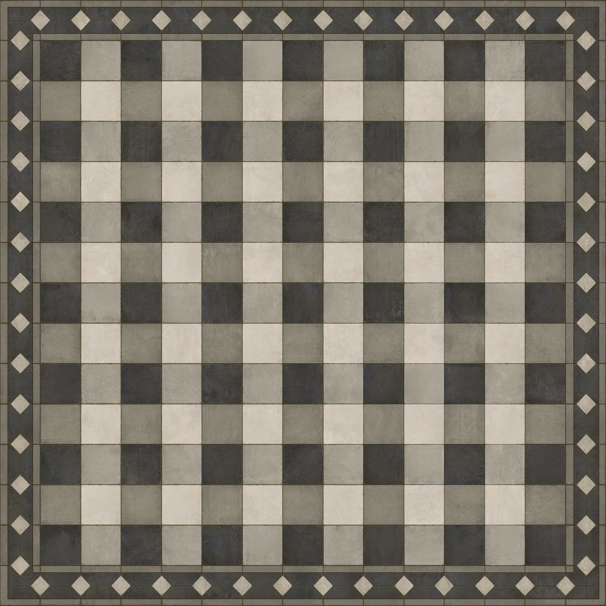 Williamsburg - Gingham Tile - Black