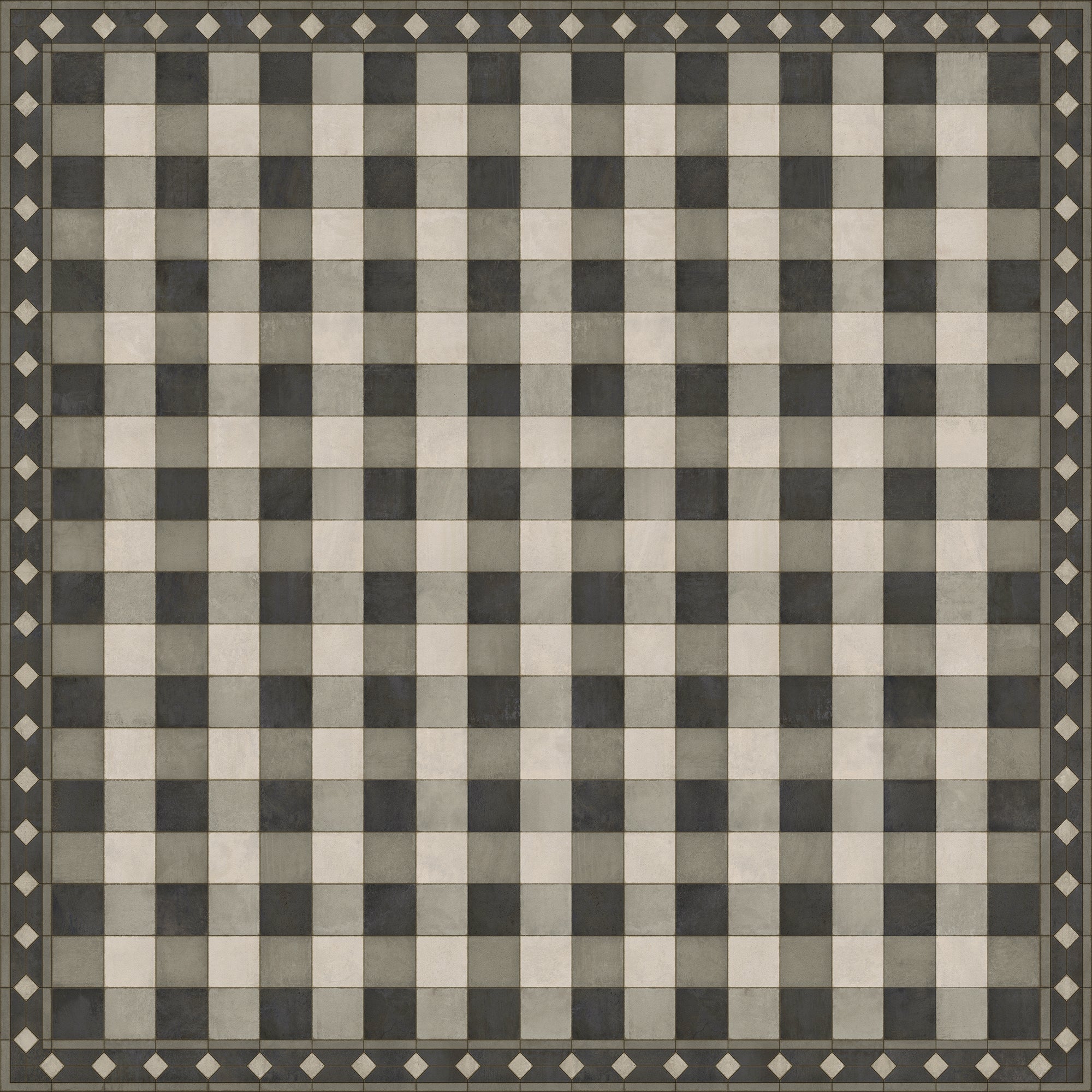 Williamsburg - Gingham Tile - Black