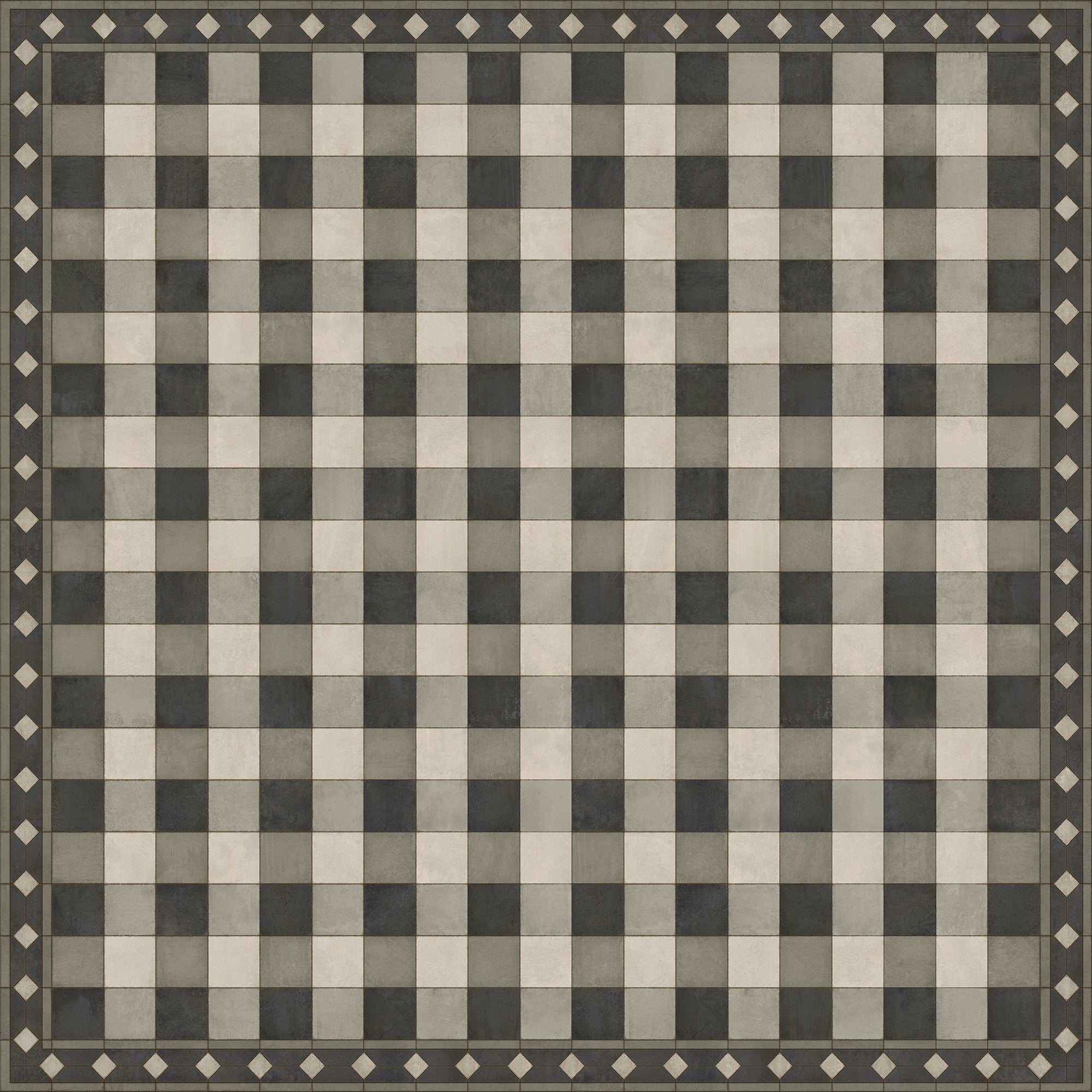 Williamsburg - Gingham Tile - Black