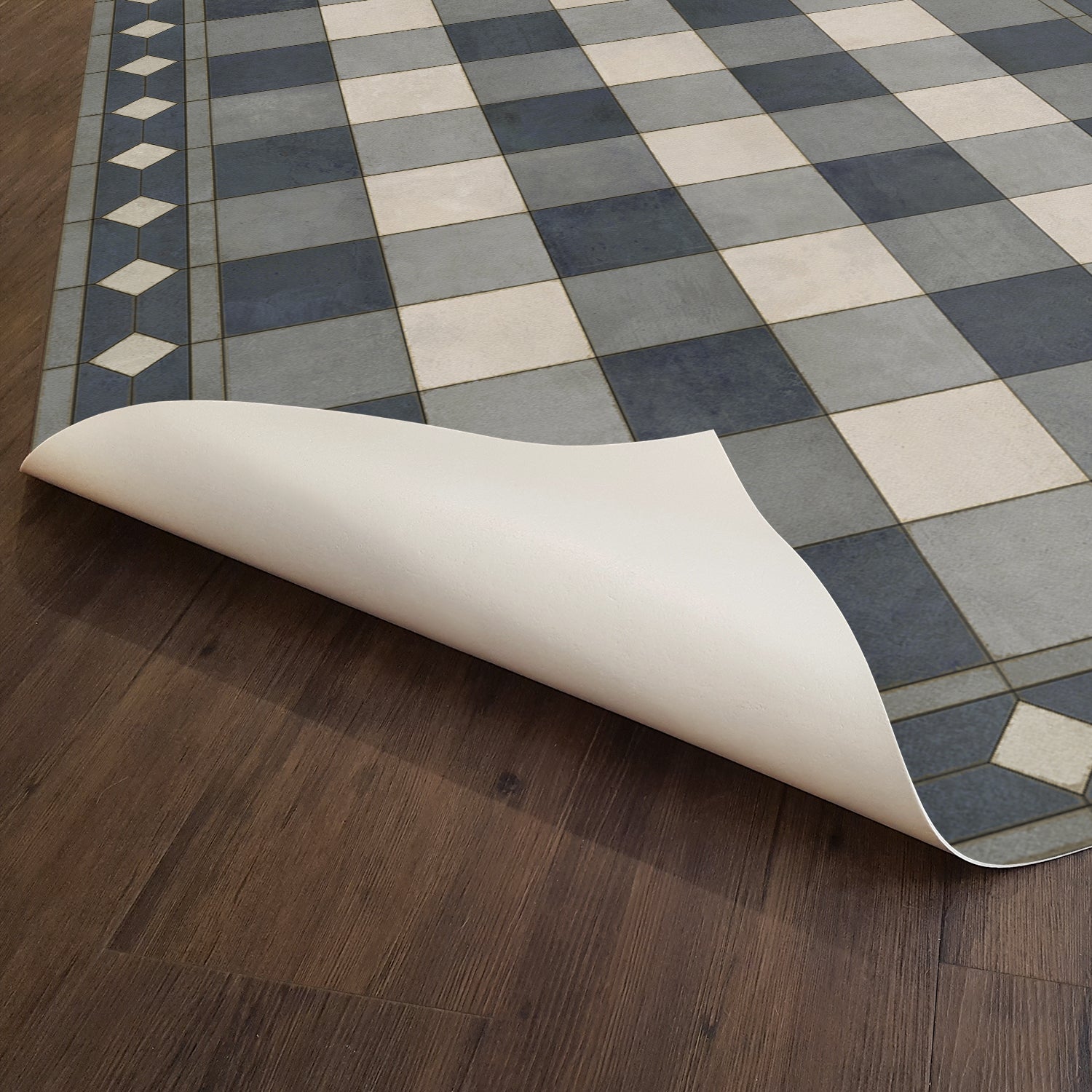 Williamsburg - Gingham Tile - Blue