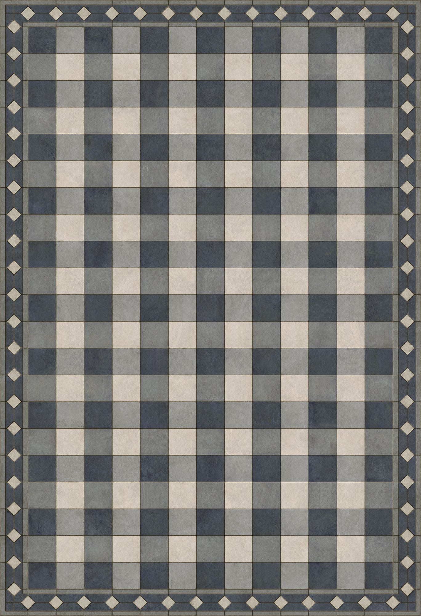 Williamsburg - Gingham Tile - Blue
