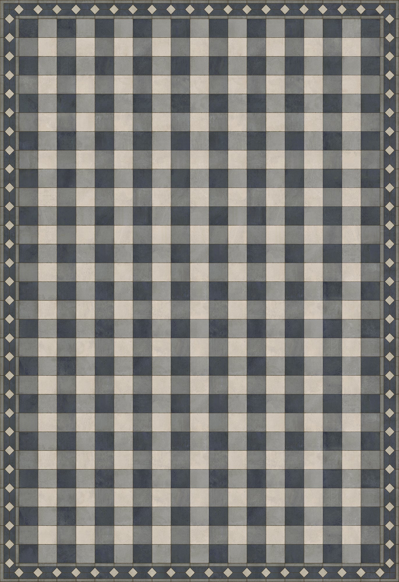 Williamsburg - Gingham Tile - Blue