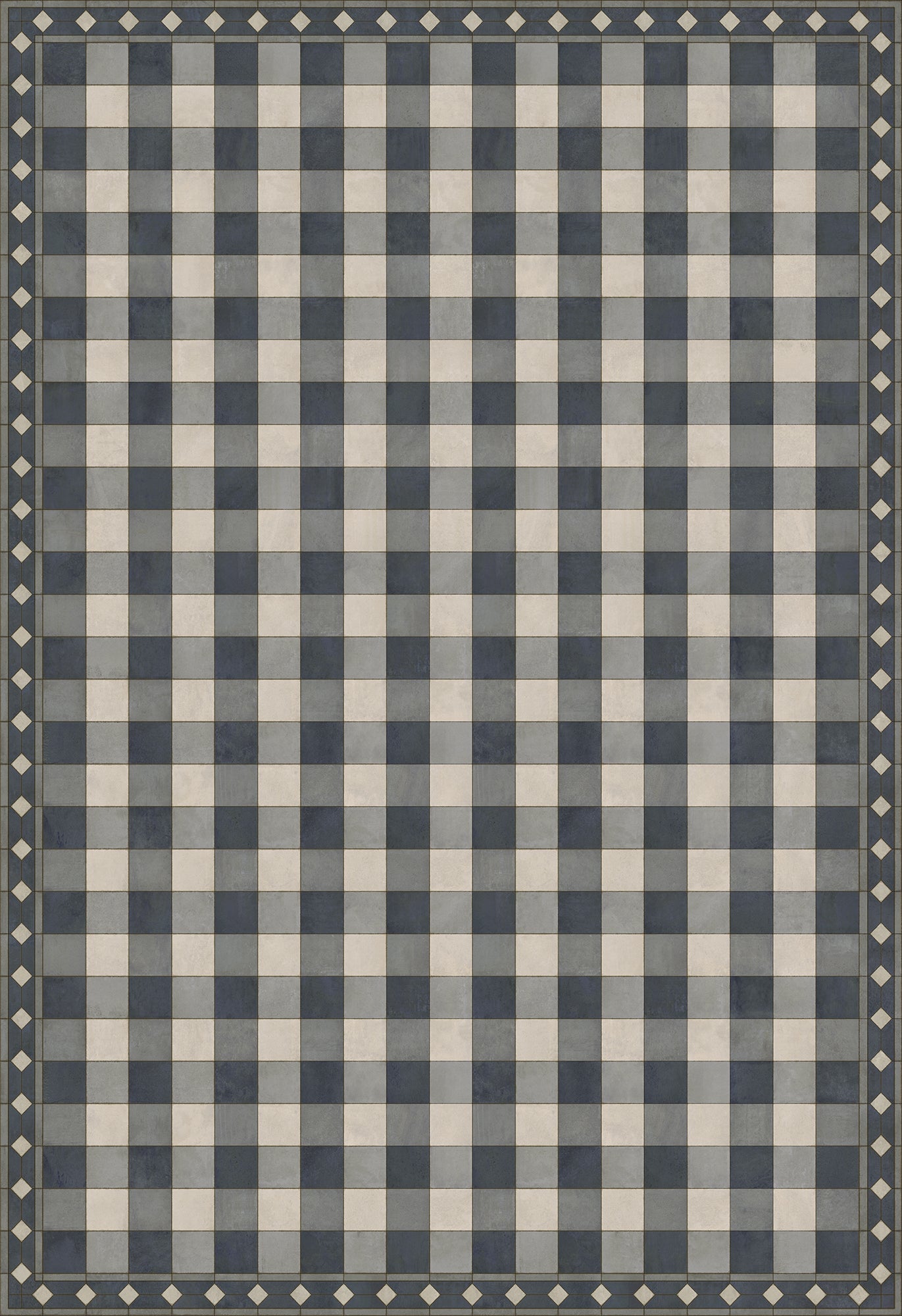 Williamsburg - Gingham Tile - Blue