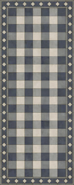 Williamsburg - Gingham Tile - Blue