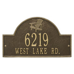 Adirondack Arch Wall Address Plaque
