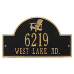 Adirondack Arch Wall Address Plaque
