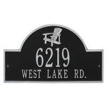 Adirondack Arch Wall Address Plaque