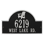 Adirondack Arch Wall Address Plaque