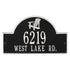 Adirondack Arch Wall Address Plaque