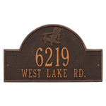Adirondack Arch Wall Address Plaque