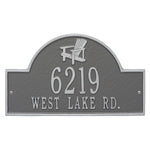 Adirondack Arch Wall Address Plaque