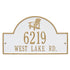 Adirondack Arch Wall Address Plaque