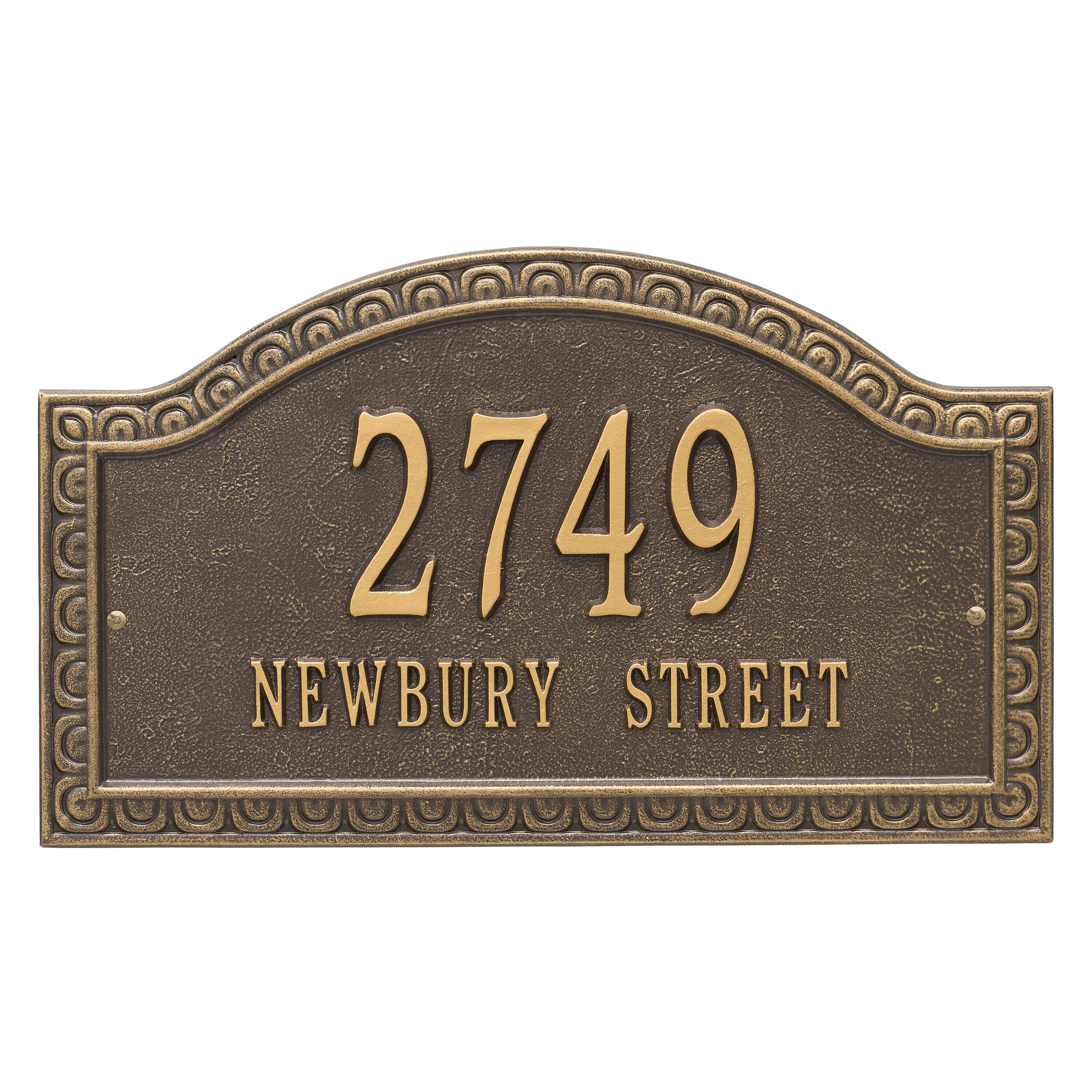 Penhurst Grande Wall Address Plaque