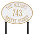Hawthorne Oval Standard Lawn Address Plaque