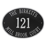Hawthorne Oval Estate Wall Address Plaque
