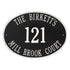 Hawthorne Oval Estate Wall Address Plaque