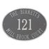 Hawthorne Oval Estate Wall Address Plaque