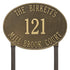 Hawthorne Estate Oval Lawn Address Plaque