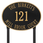 Hawthorne Estate Oval Lawn Address Plaque