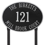 Hawthorne Estate Oval Lawn Address Plaque