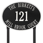 Hawthorne Estate Oval Lawn Address Plaque