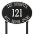 Hawthorne Estate Oval Lawn Address Plaque