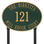 Hawthorne Estate Oval Lawn Address Plaque