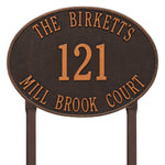 Hawthorne Estate Oval Lawn Address Plaque