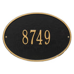 Hawthorne Oval Standard Wall Address Plaque